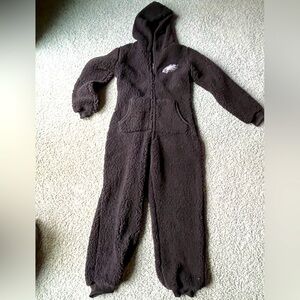 Philadelphia Eagles zip up Sherpa onesie!  Size Med/Large